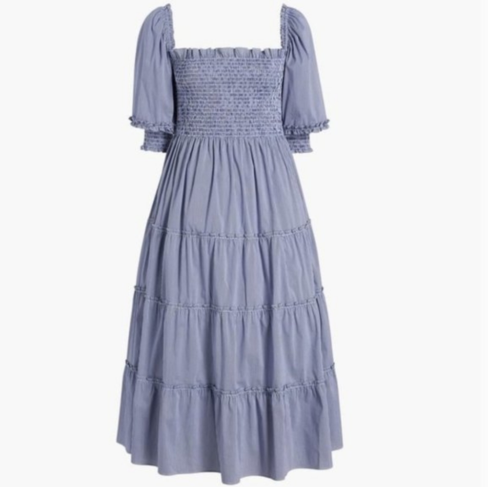 Hill House Nesli Nap Dress in Gingham L